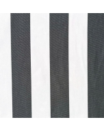3 Meter Rolle - gestreiftes Acrylgewebe für Außenkissen - dunkelgrau