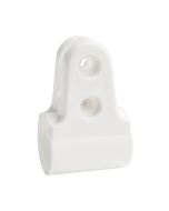 Abrazadera de nilón blanco Ø22mm