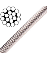 Cable de andariveles de acero inoxidable Ø 3mm