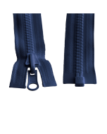 Cremallera YKK divisible malla 8mm azul