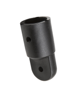 Black nylon end cap for Ø20mm tube
