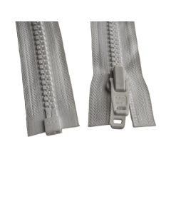 Grey divisible die-cast YKK zipper chain 10mm