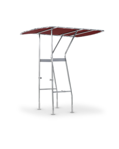 316L stainless steel T-Top - Larghezza max.120cm, 5034 - Burgundy