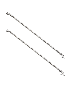 Ø30mm pair of stainless steel struts
