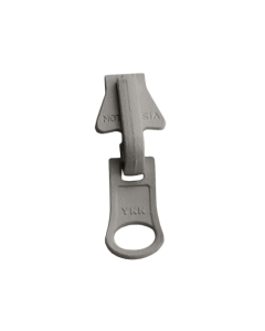 Grey slider for YKK 8mm coil chain zipper