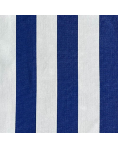 3 meter roll - acrylic stripe fabric for outer cushions - blue
