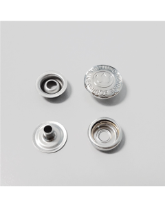 Pack of 20 stainless steel snap fasteners