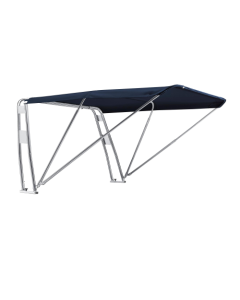 Boat roll bar with FRONT SUPERIOR Bimini Top