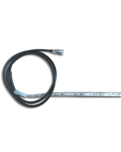 1.0 m STRIP LED waterproof, warm light + 1 m cable and IP connector female