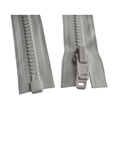Cremallera YKK divisible malla 10mm, gris