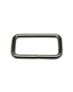Anillo rectangular de acero inoxidable