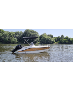 Toldo Bimini 3 arcos de acero Ø 22mm para QUICKSILVER Activ 455 Open