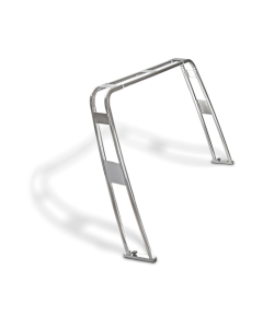 Roll bar para barco y neumático en acero inoxidable pulido