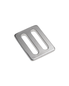 Placa doble de acero para pasaje cinta 25mm.