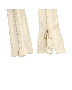 Cremallera divisible YKK divisible beige malla 10mm