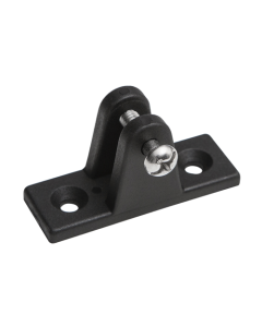 Black flat deck hinge with screw