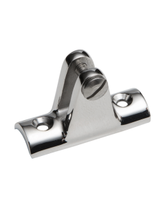 Soporte cóncavo de acero inox con tornillo