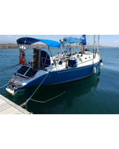 Toldo Bimini de acero inoxidable, 2 arcos para MORGANTE 44
