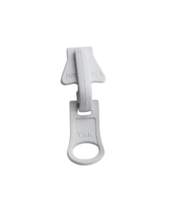 Cursor blanco para cremallera continua YKK, malla 8mm