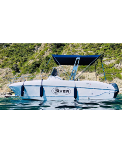 Roll bar con toldo Bimini delantero y trasero para SAVER 560 Walk around