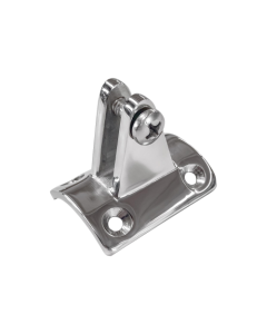 Soporte de acero cóncavo con tornillo para tubo Ø 40mm