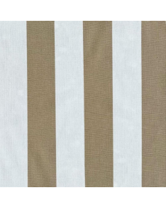 3 meter roll - acrylic stripe fabric for outer cushions - cream