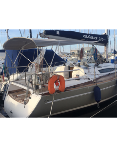 Toldo Bimini 2 arcos para Elan 340 - Acero inoxidable Ø25mm
